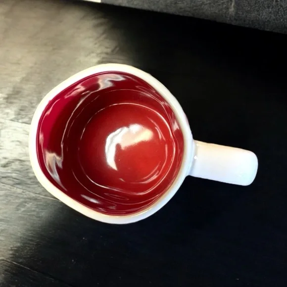 NWOT Limited Edition Collectible Rae Dunn LOVE Mug Red Interior Rare Gift Idea - Picture 5 of 13